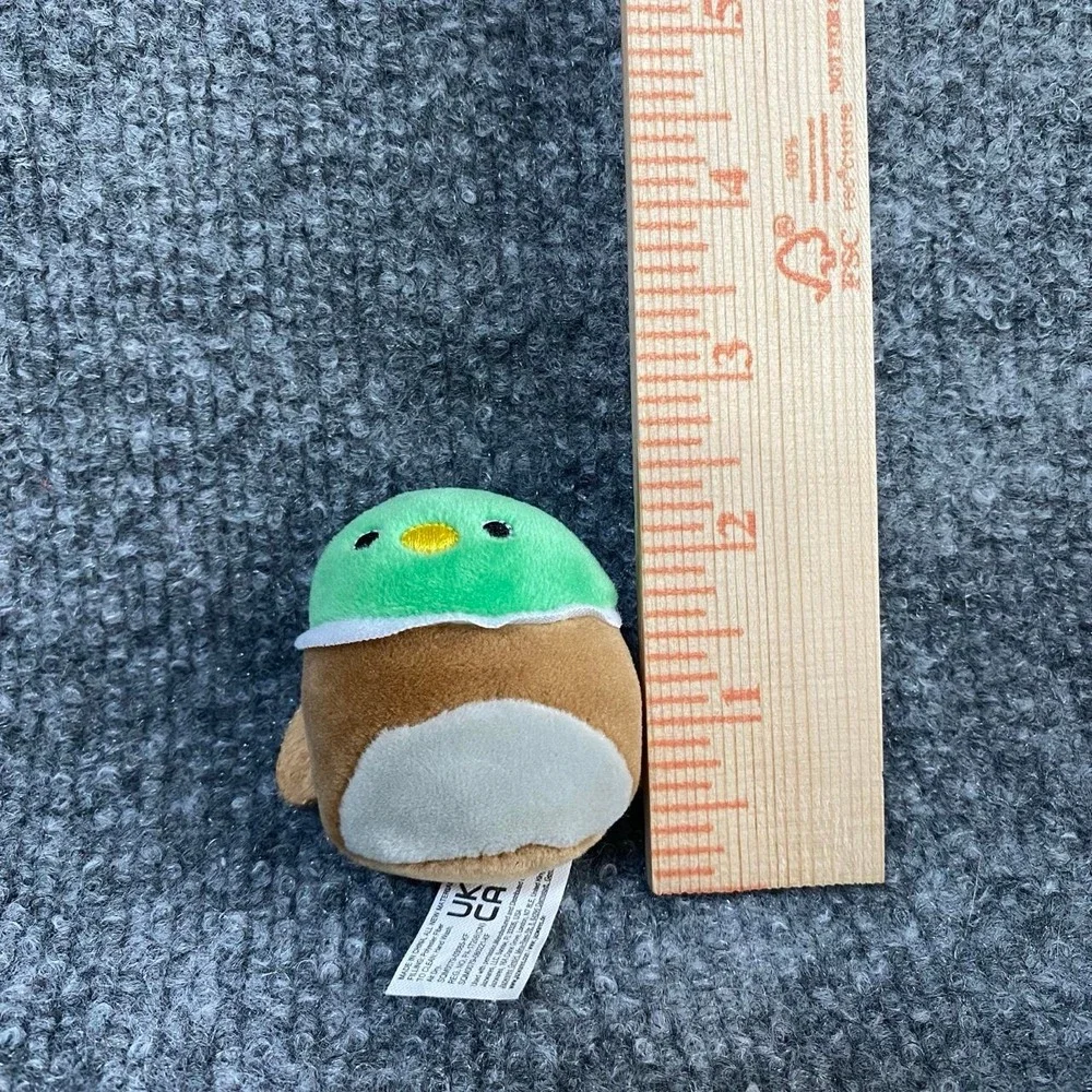 SQUISHVILLE GREEN BROWN AVERY MALLARD DUCK MICRO SV STUFFED PLUSH TOY